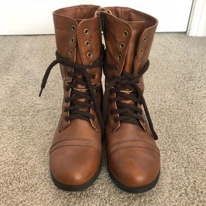 Madden Girl Combat Boots